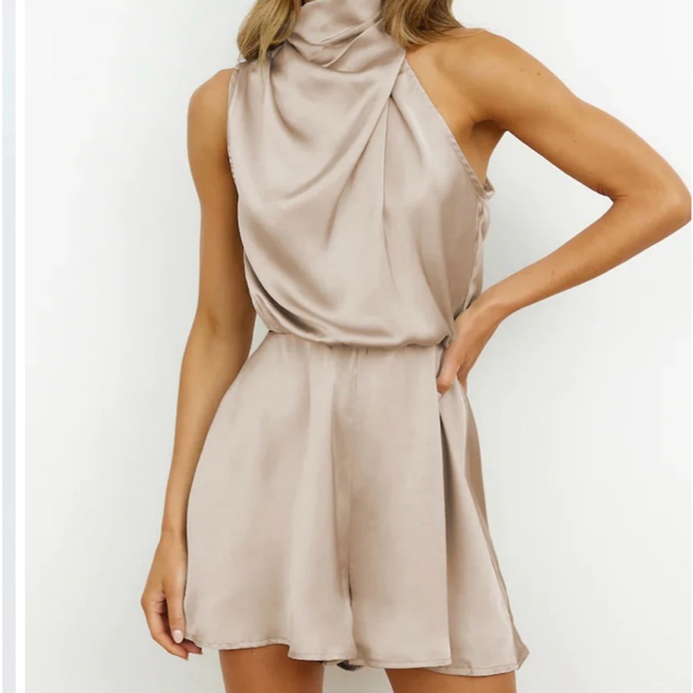 Commence satin romper brand new in bag
